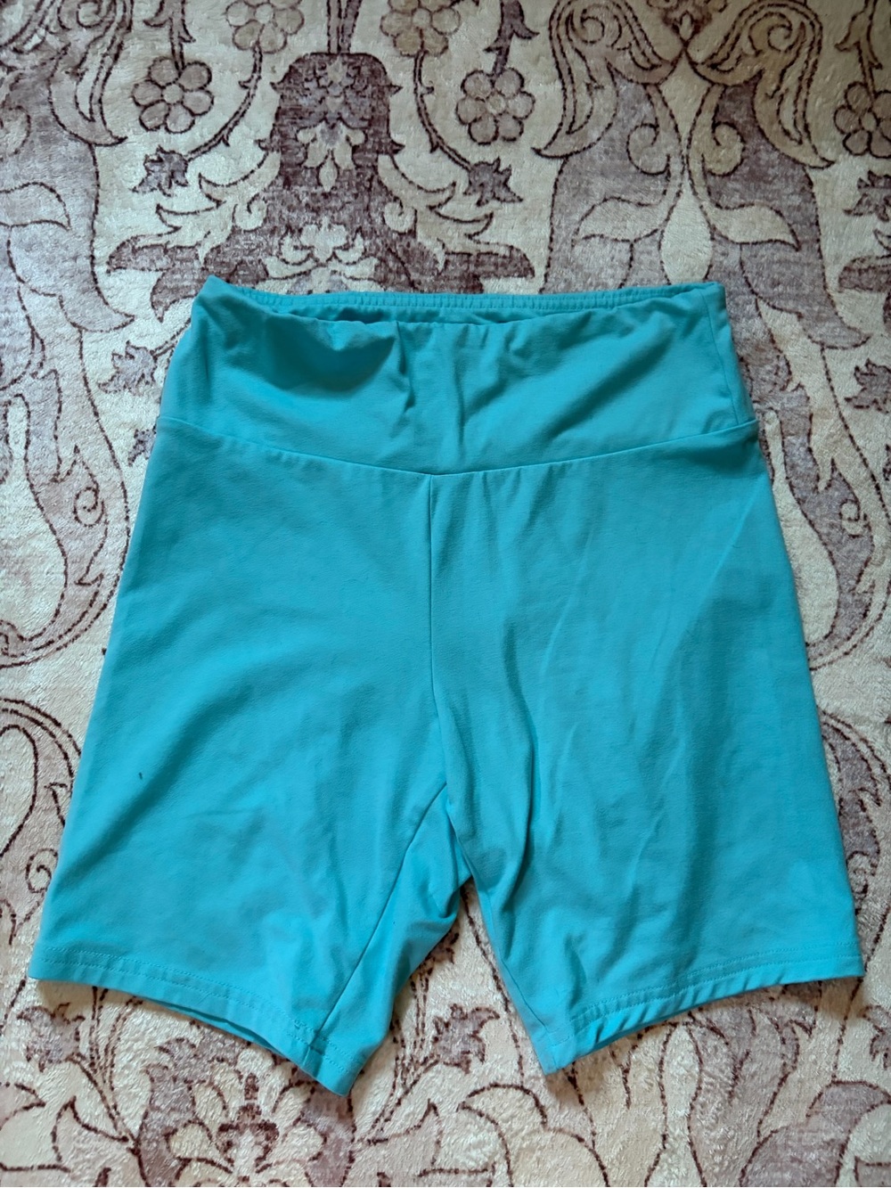 Wild Fable Turquoise High Waisted Biker Shorts